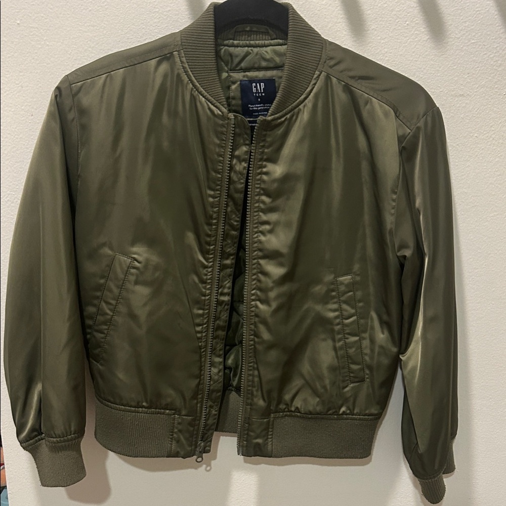 GAP Kids (teens) Army Green Bomber Jacket (Girl/Boy)